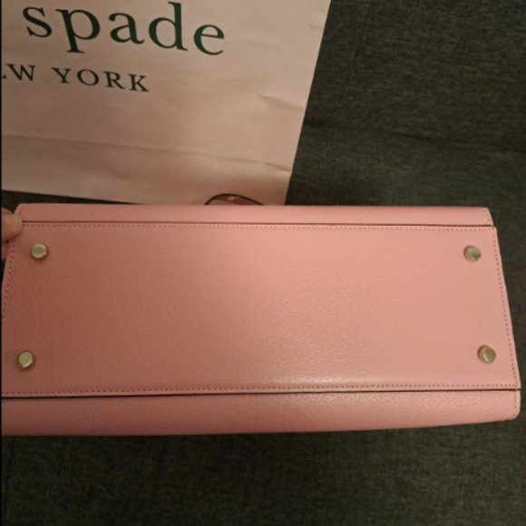 Kate Spade Sam Medium Satchel Bright Carnation - Picture 4 of 10